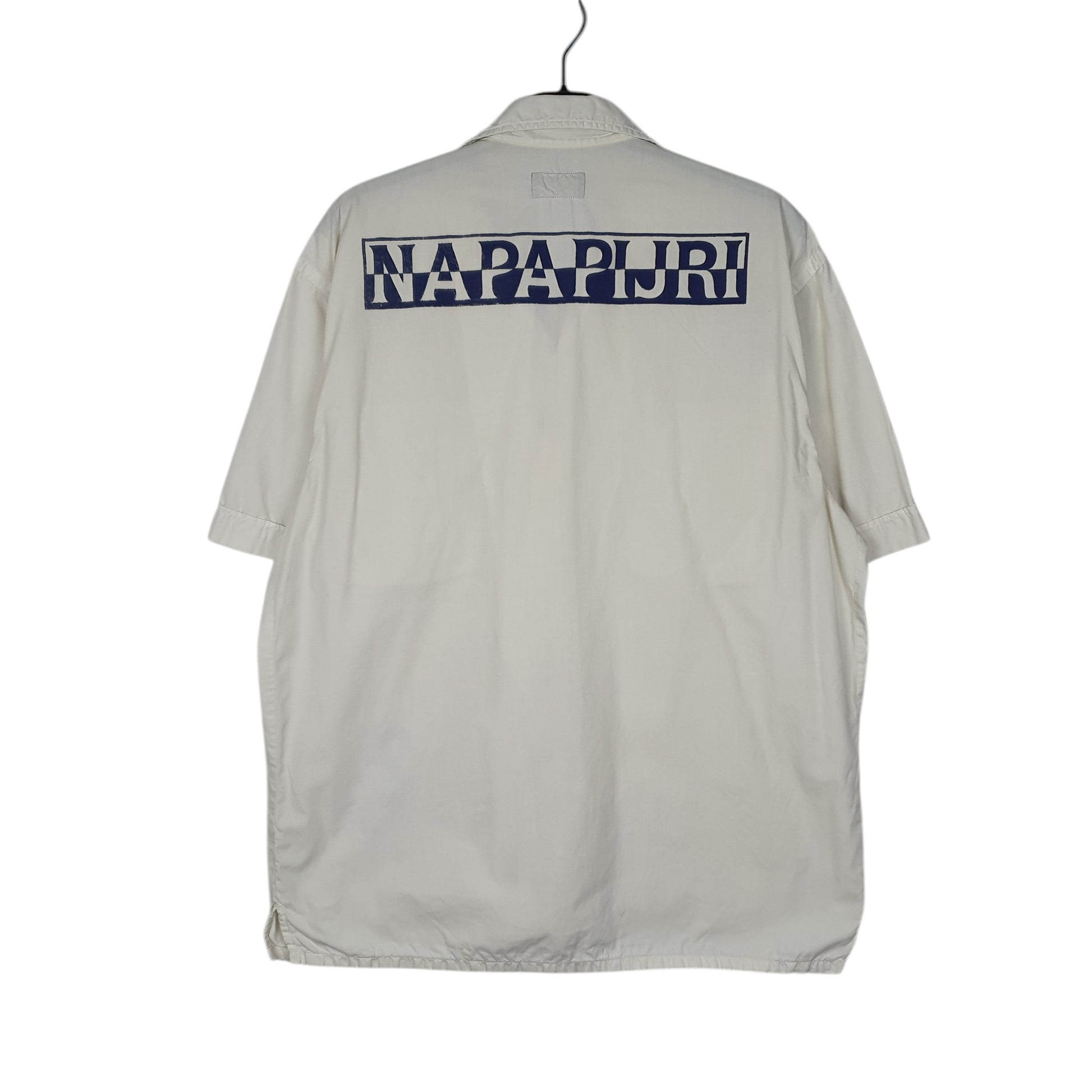 Mens White Napapijri   Shirt