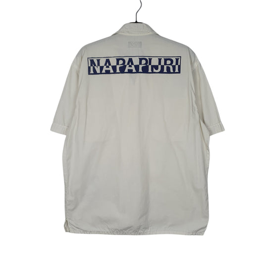 Mens White Napapijri   Shirt