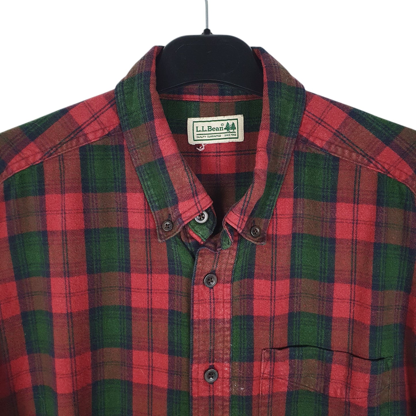 Mens Red L.L.Bean   Shirt