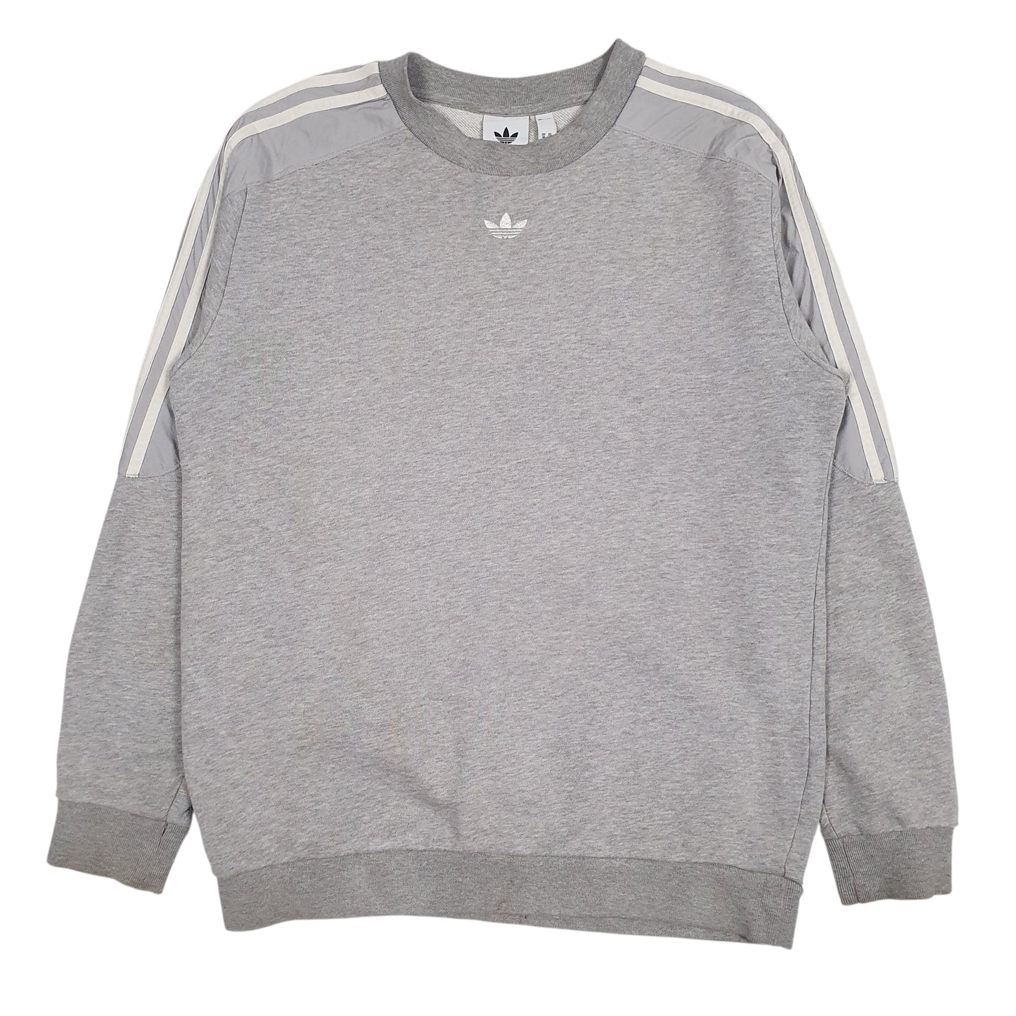 Mens Grey Adidas  Crewneck Jumper