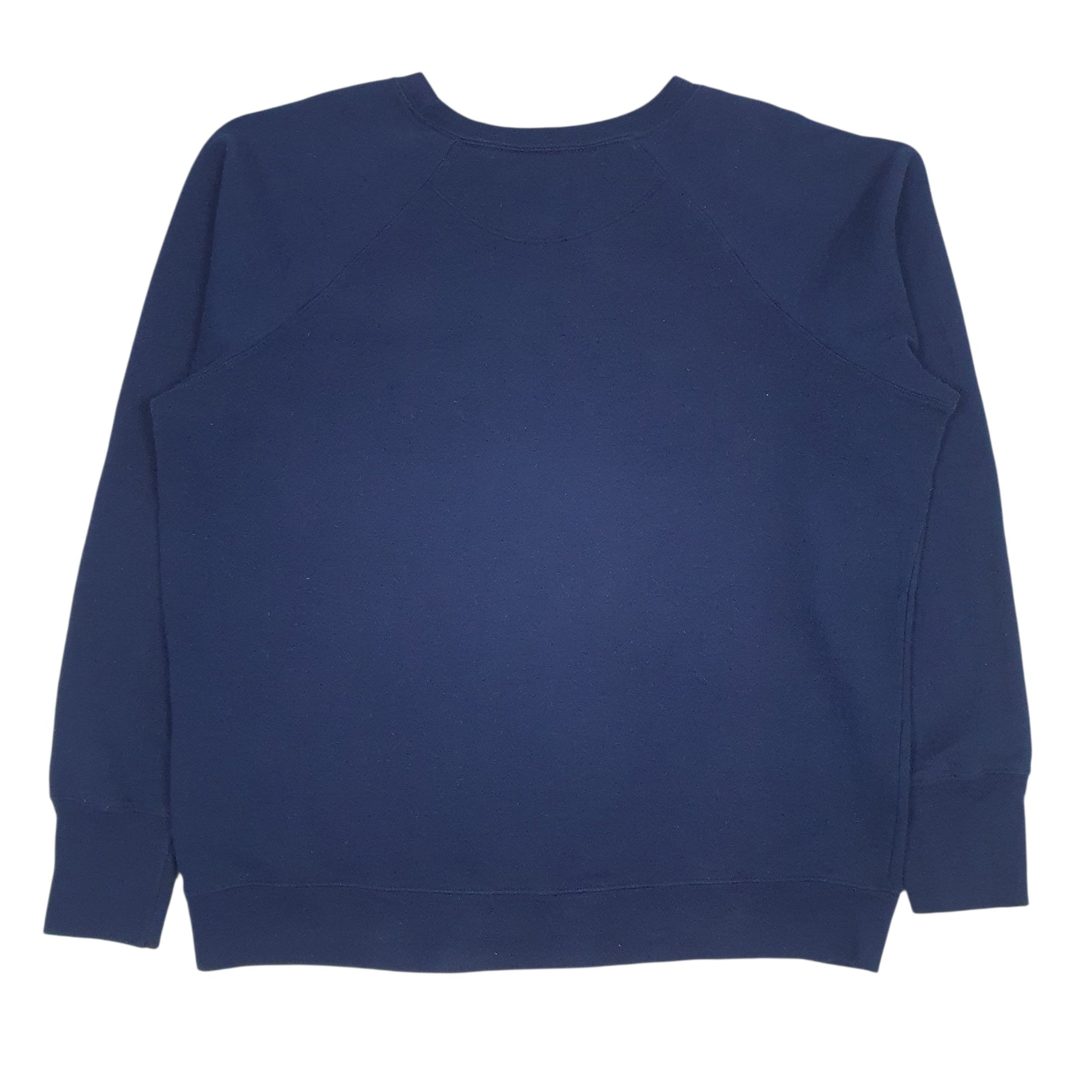 Mens Navy Champion Spellout Crewneck Jumper