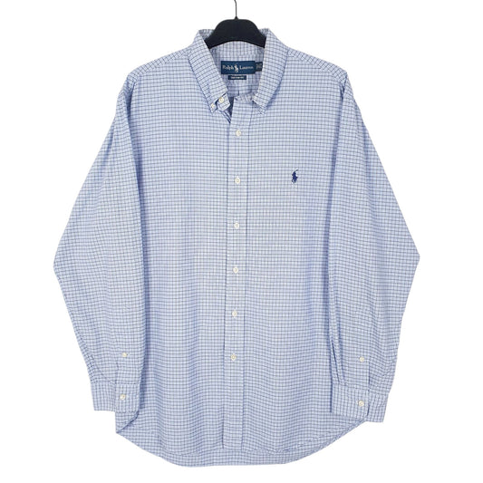 Mens Blue Ralph Lauren  Long Sleeve Shirt
