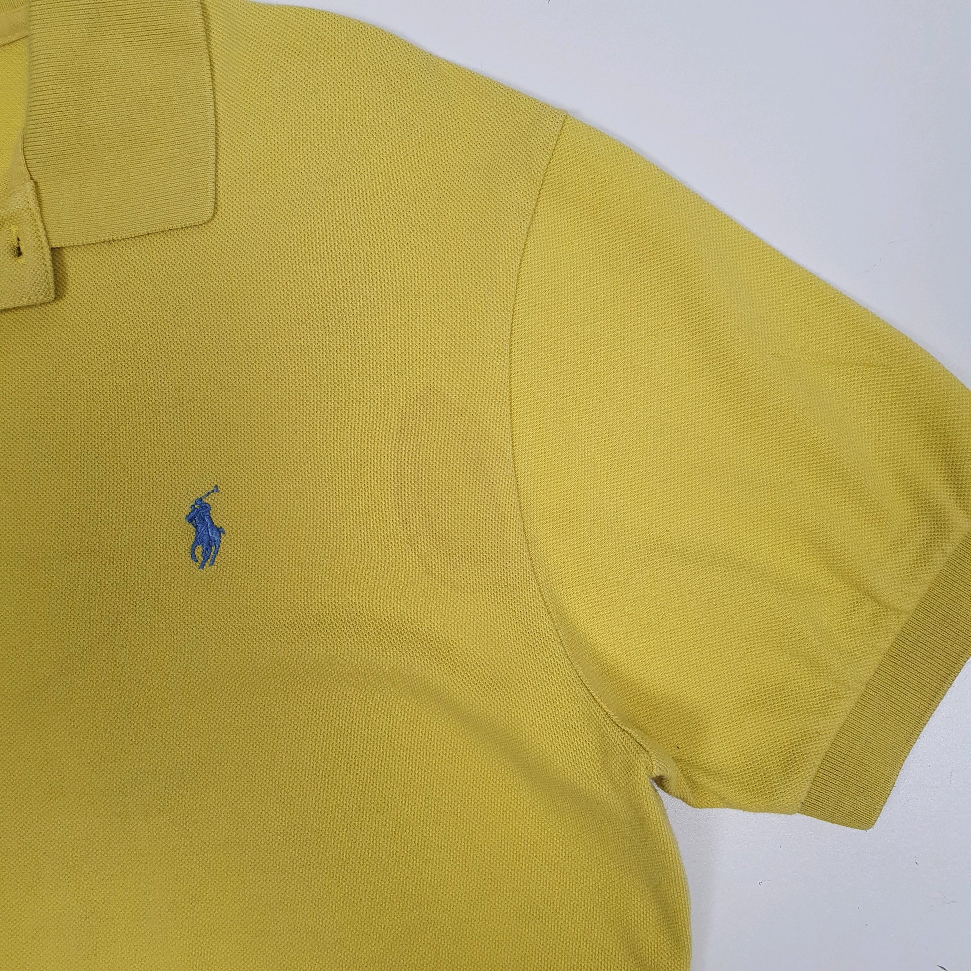Mens Yellow Polo Ralph Lauren   Polo Shirt