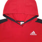 Womens Red Adidas  Hoodie Jumper