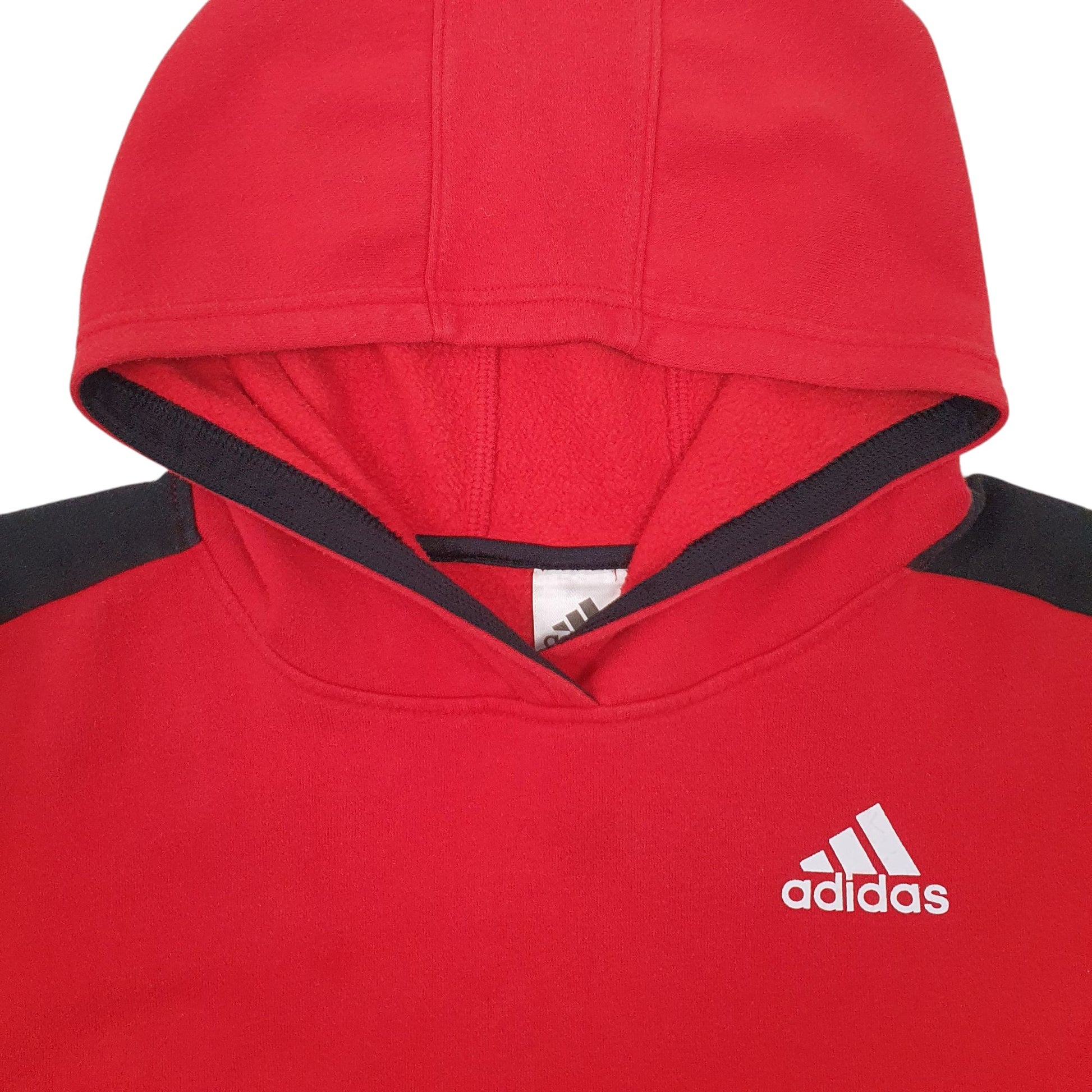 Womens Red Adidas  Hoodie Jumper