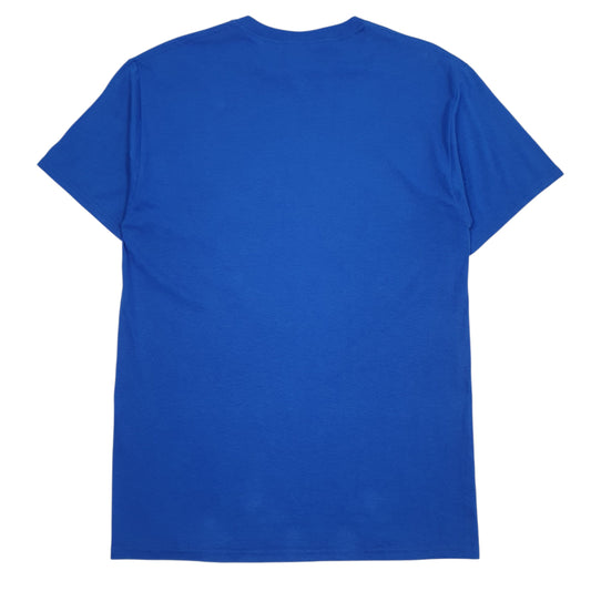 Mens Blue Jerzees   T Shirt