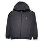 Mens Grey Fila Hoodie Full Zip Jumper