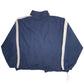 Mens Navy Reebok  Crewneck Coat
