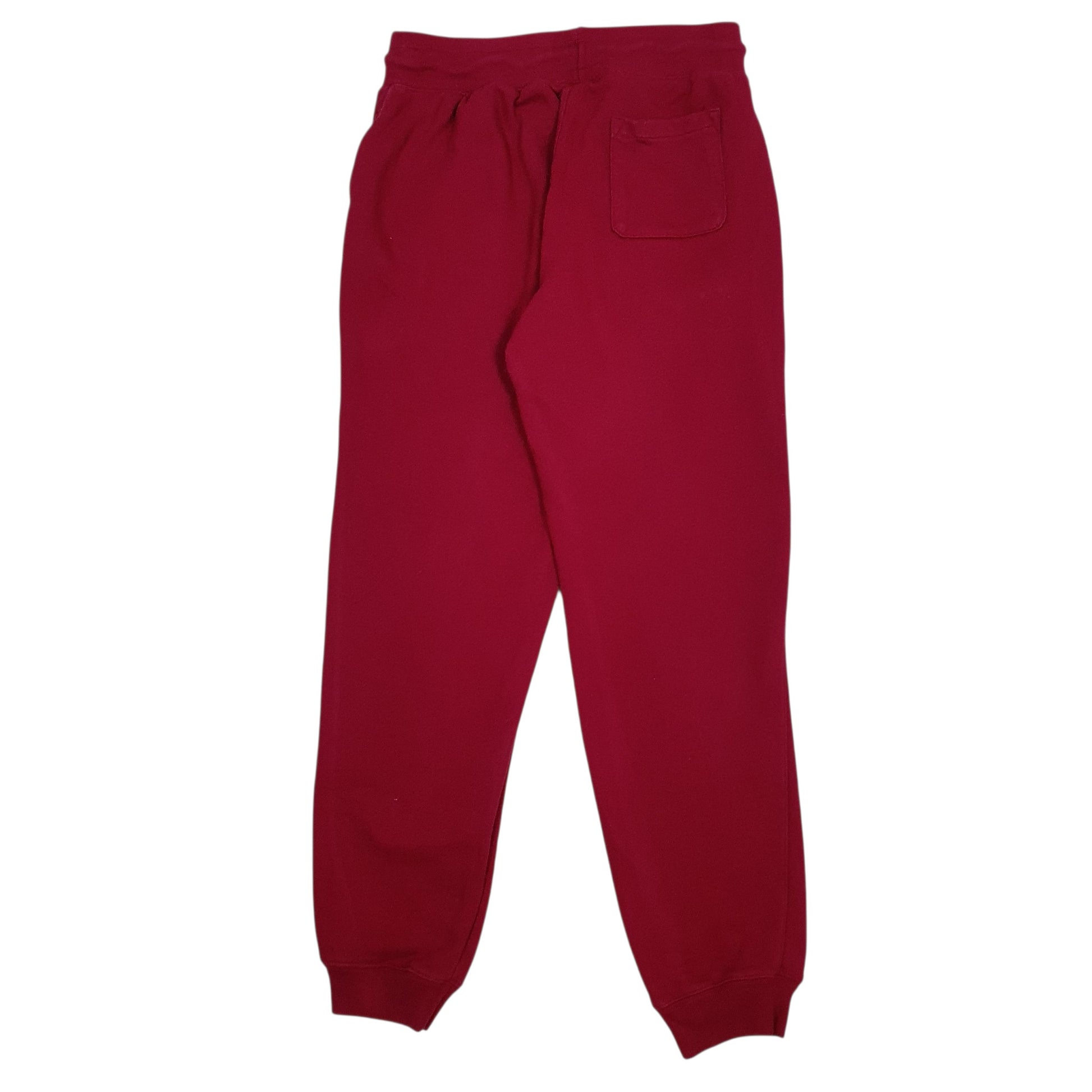 Mens Burgundy Champion Reverse Weave  Trousers