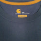 Mens Navy Carhartt   T Shirt