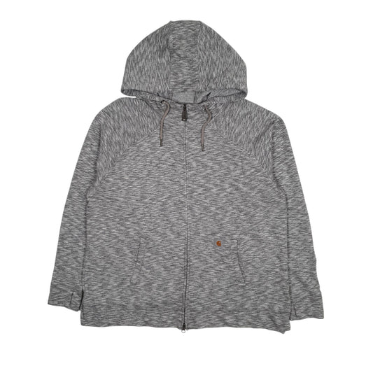 Womens Grey Carhartt Hoodie Full Zip Jumper