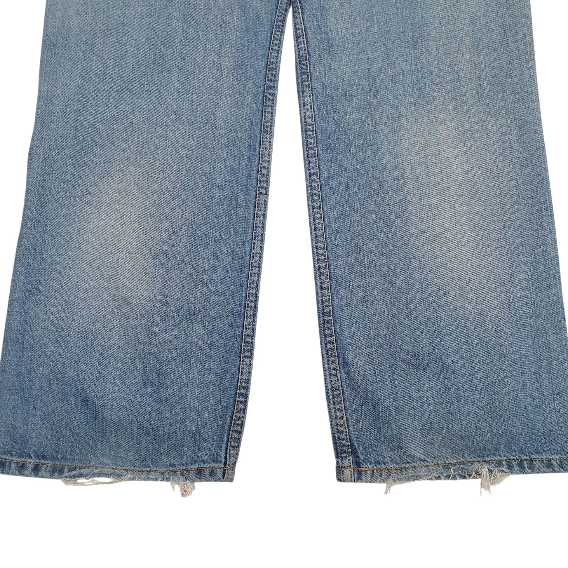 Mens Blue Levis Distressed  Jeans