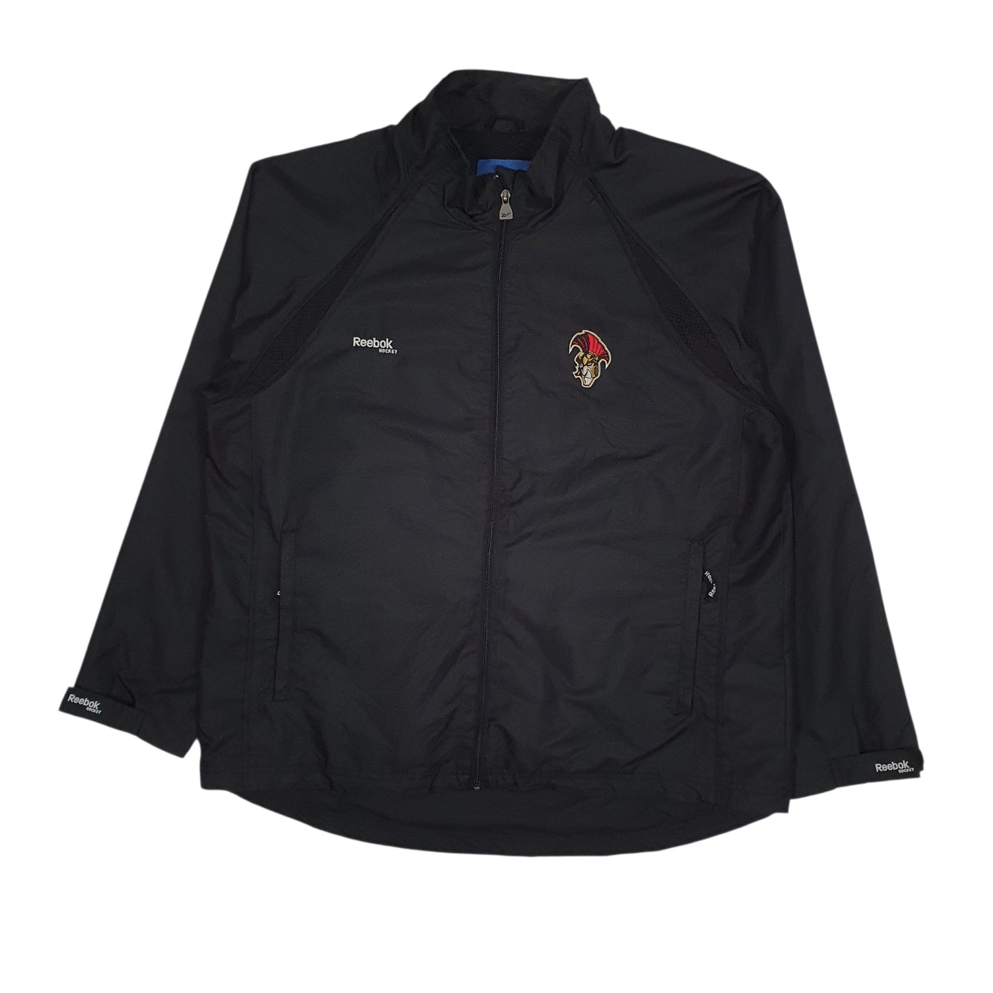 Mens Black Reebok Hockey Binghampton Senators  Coat