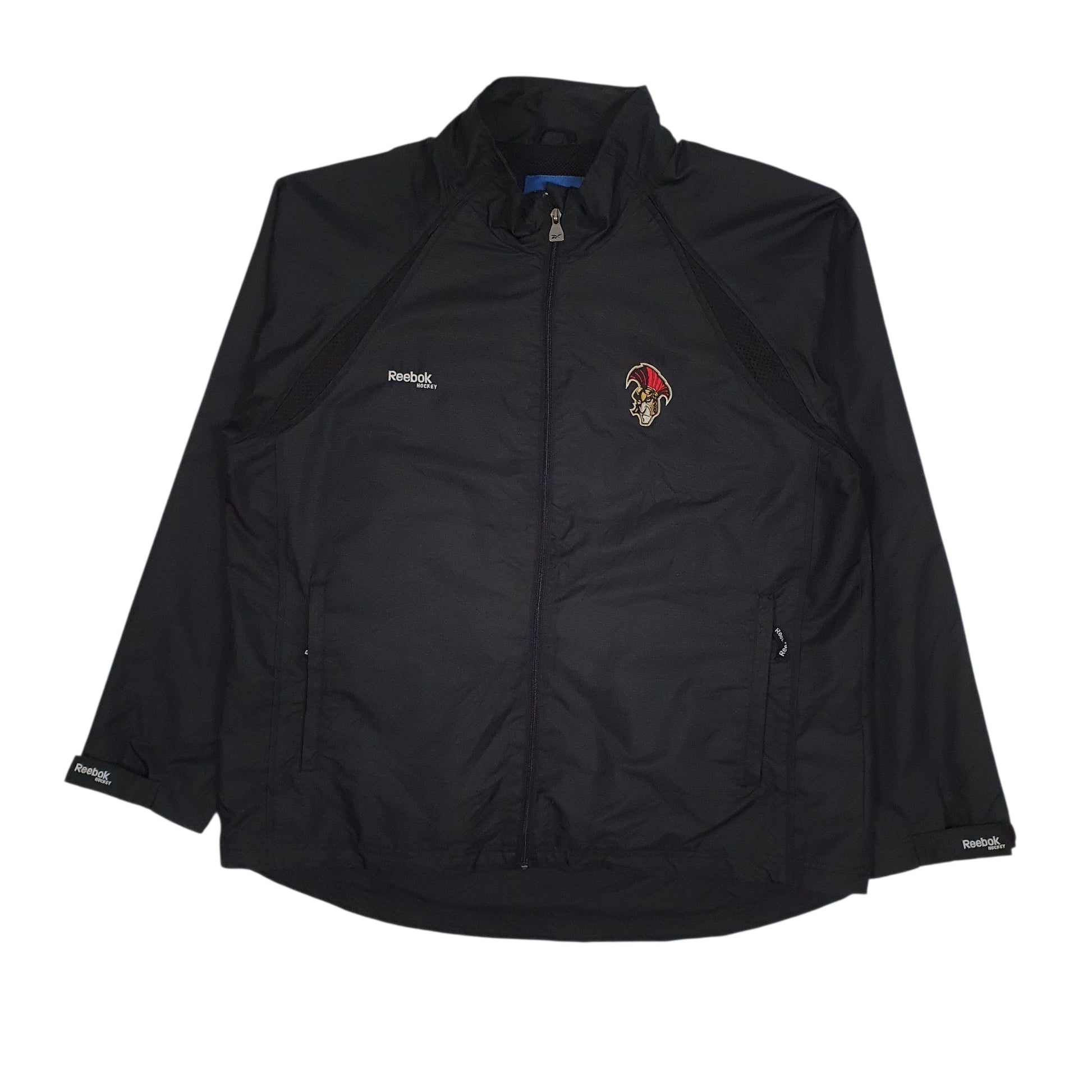 Mens Black Reebok Hockey Binghampton Senators  Coat