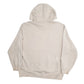 Mens Cream Nike Vintage 00s Hoodie Jumper
