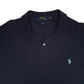 Mens Navy Polo Ralph Lauren Slim Fit  Polo Shirt