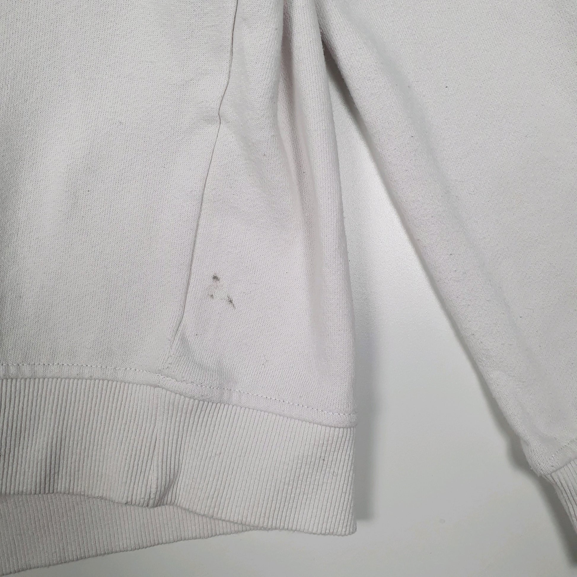 Womens White Fila  Crewneck Jumper