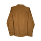 Mens Beige Wrangler Corduroy  Shirt