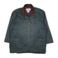 Mens Blue Baxter & Wells Vintage 90s Field  Coat