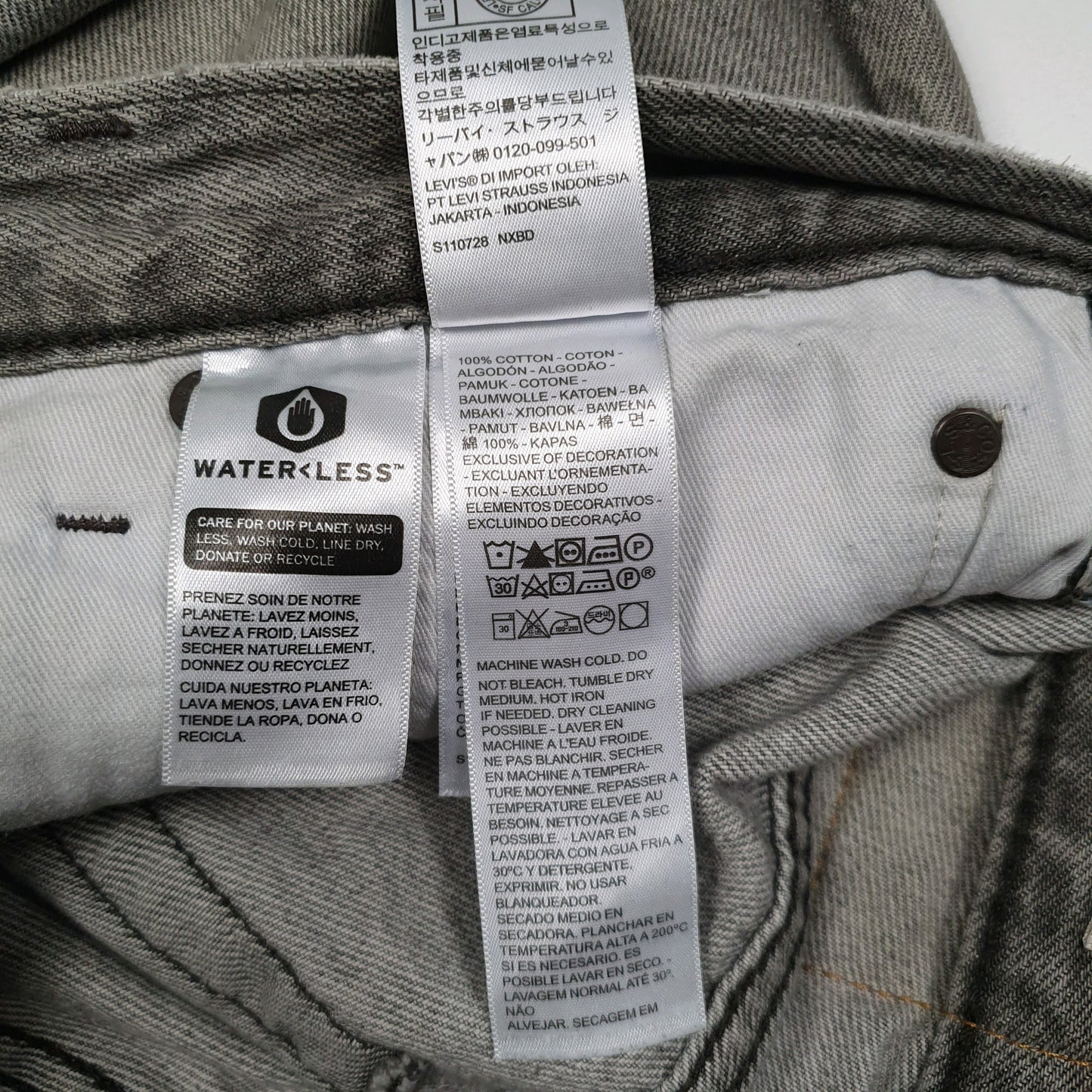 Mens Grey Levis Premium  Jeans
