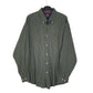 Mens Green Wrangler  Long Sleeve Shirt