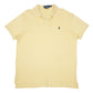 Mens Yellow Polo Ralph Lauren  Short Sleeve Polo Shirt