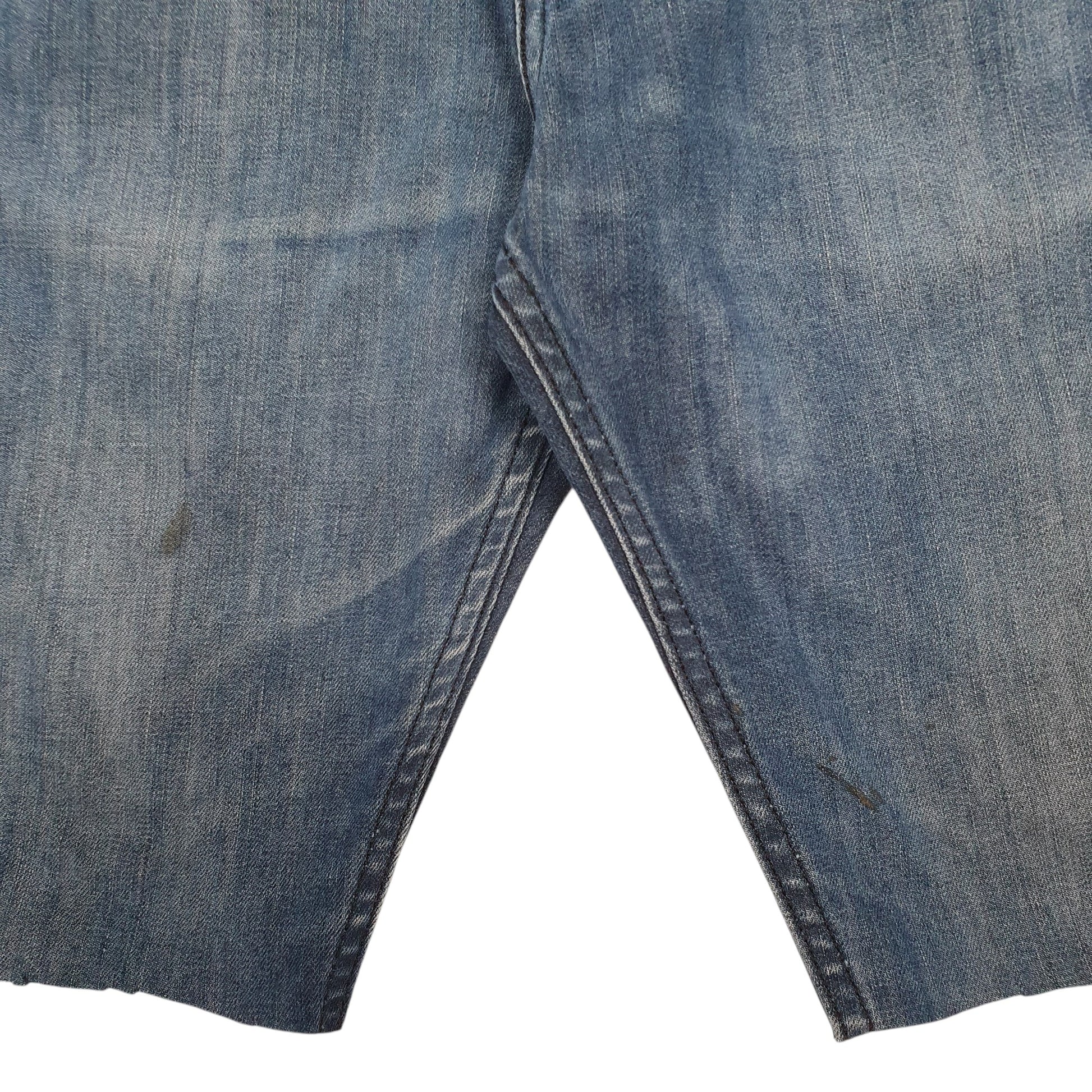 Mens Blue Levis Stretch  Shorts