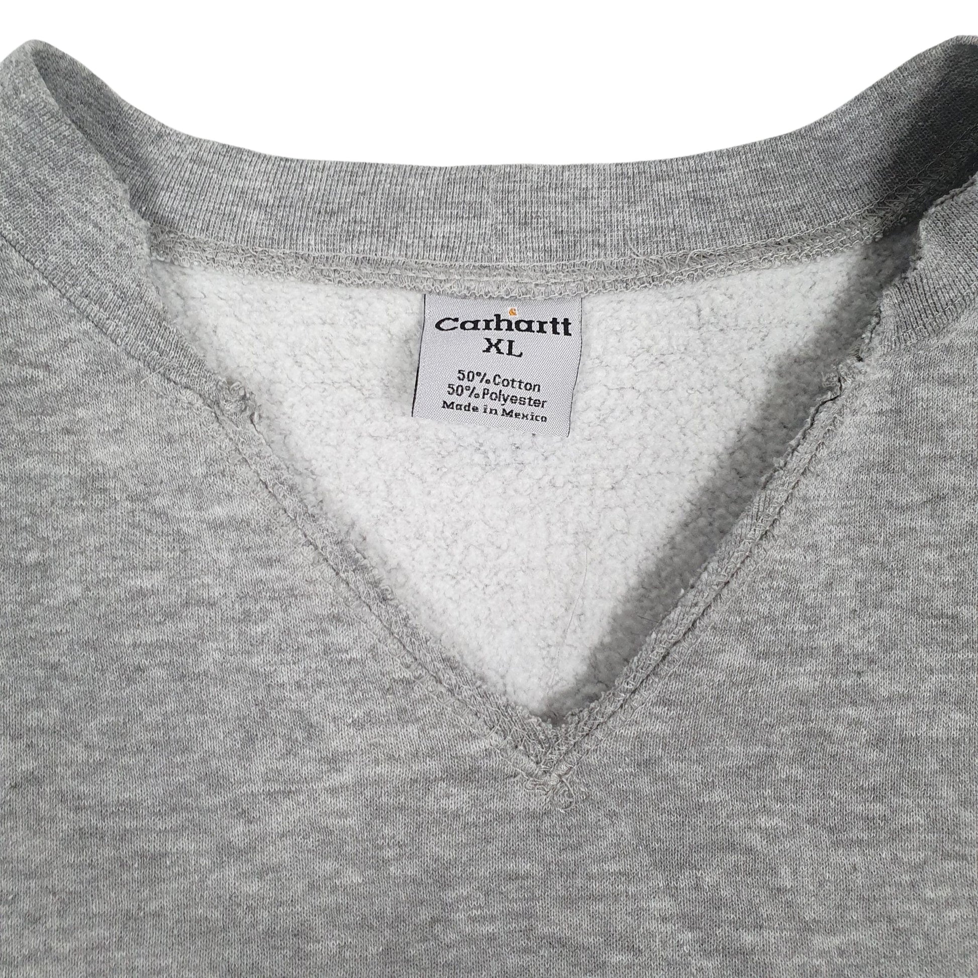 Mens Grey Carhartt  V Neck Jumper