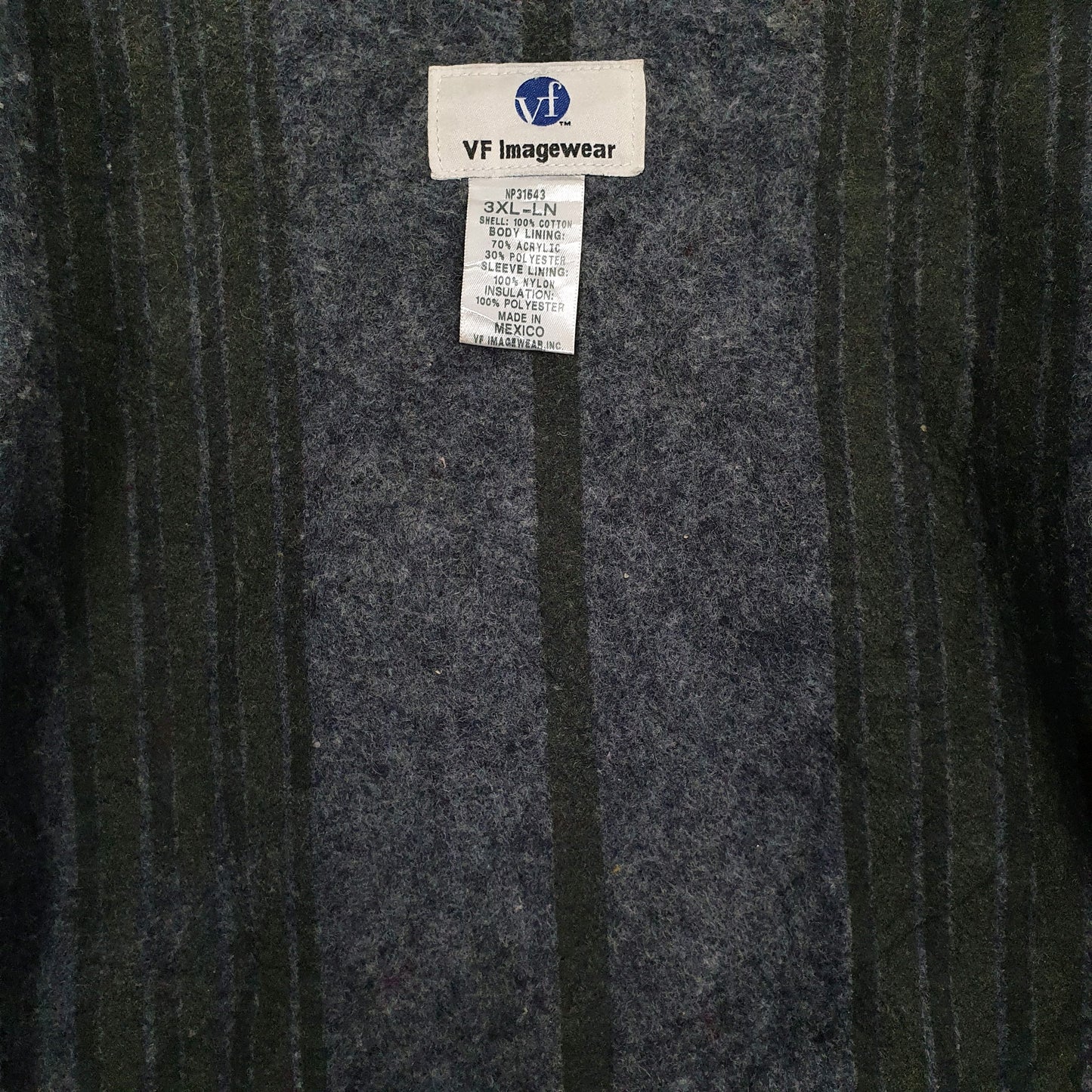 Mens Green VF Imagewear National Park Service Blanket Lined  Coat