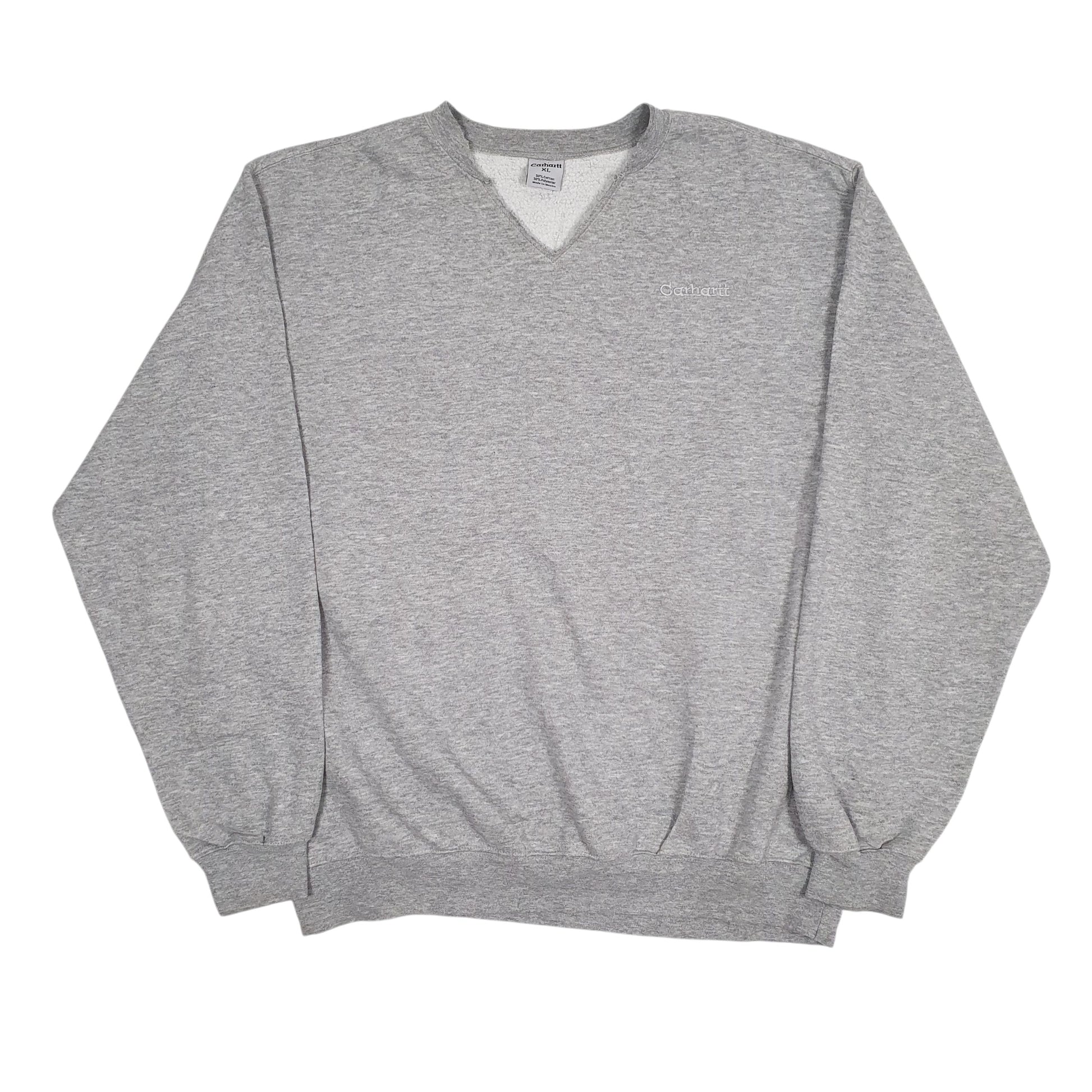 Mens Grey Carhartt  V Neck Jumper