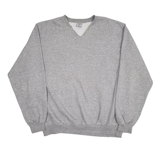 Mens Grey Carhartt  V Neck Jumper