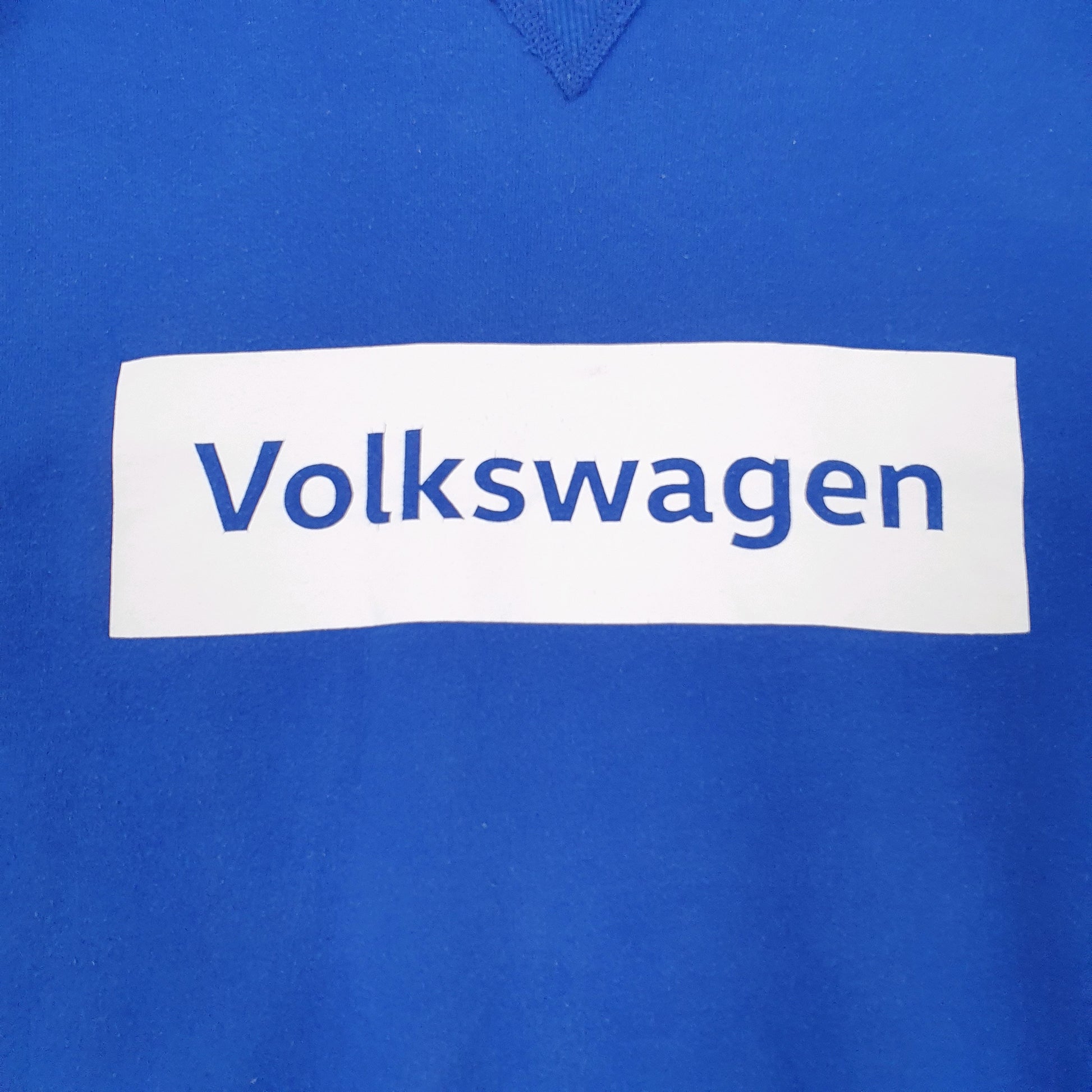 Mens Blue Champion Volkswagen Crewneck Jumper