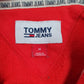 Mens Red Tommy Hilfiger  Hoodie Jumper