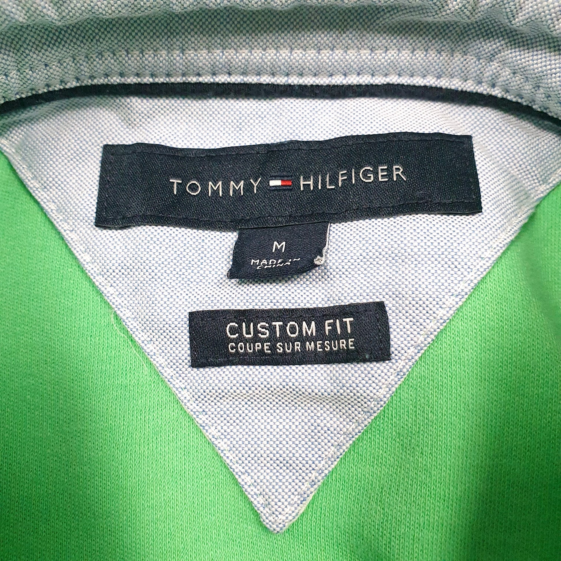 Mens Green Tommy Hilfiger   Polo Shirt