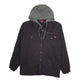 Mens Black Wrangler Chore Overshirt Hoodie  Coat