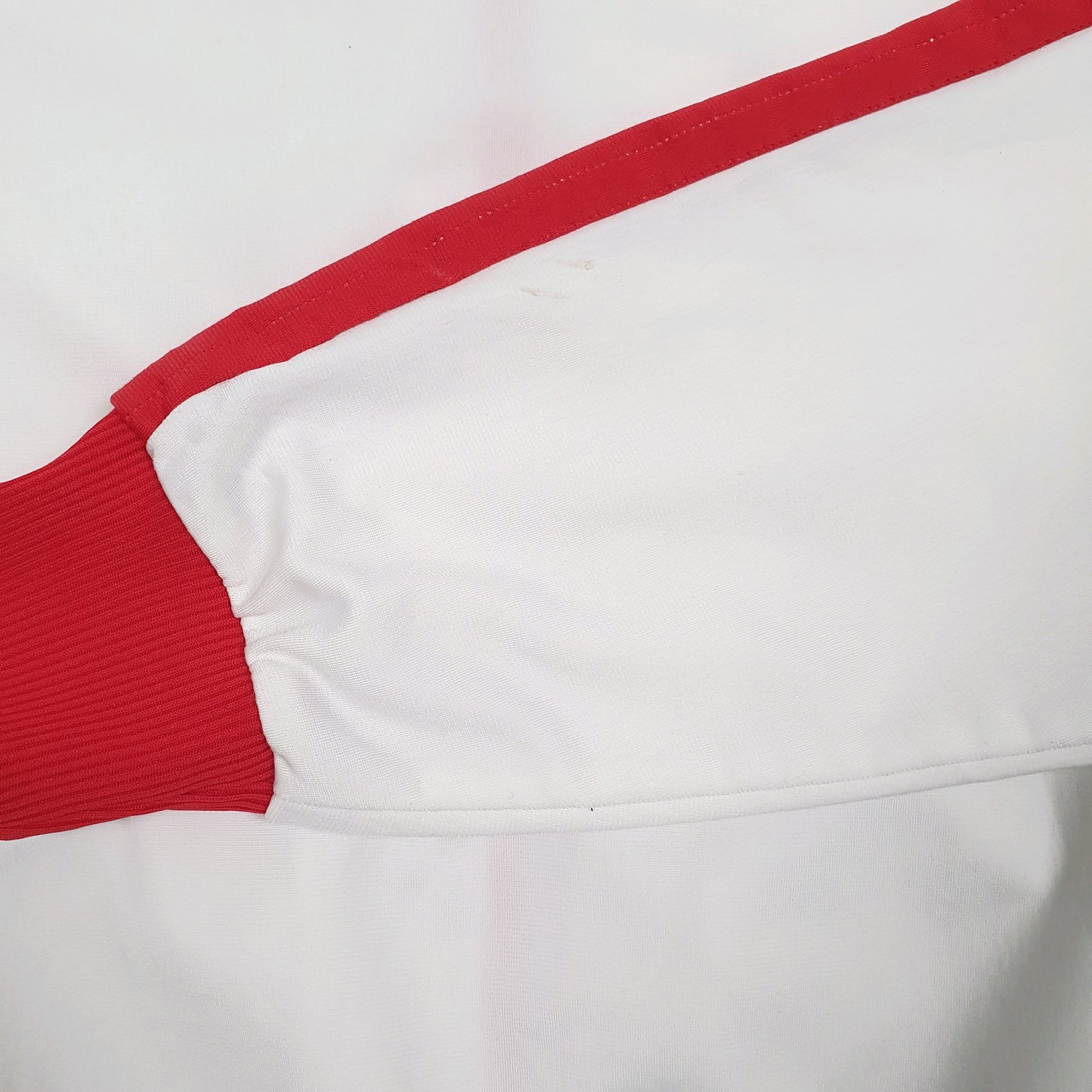 Mens White Puma  Full Zip Jumper