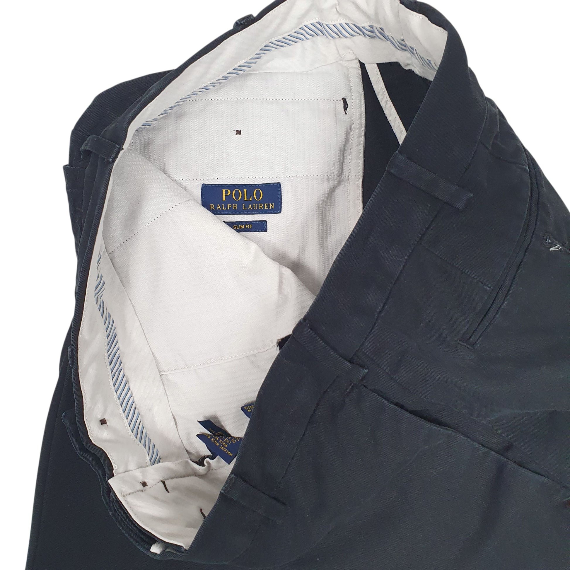 Mens Black Polo Ralph Lauren   Trousers