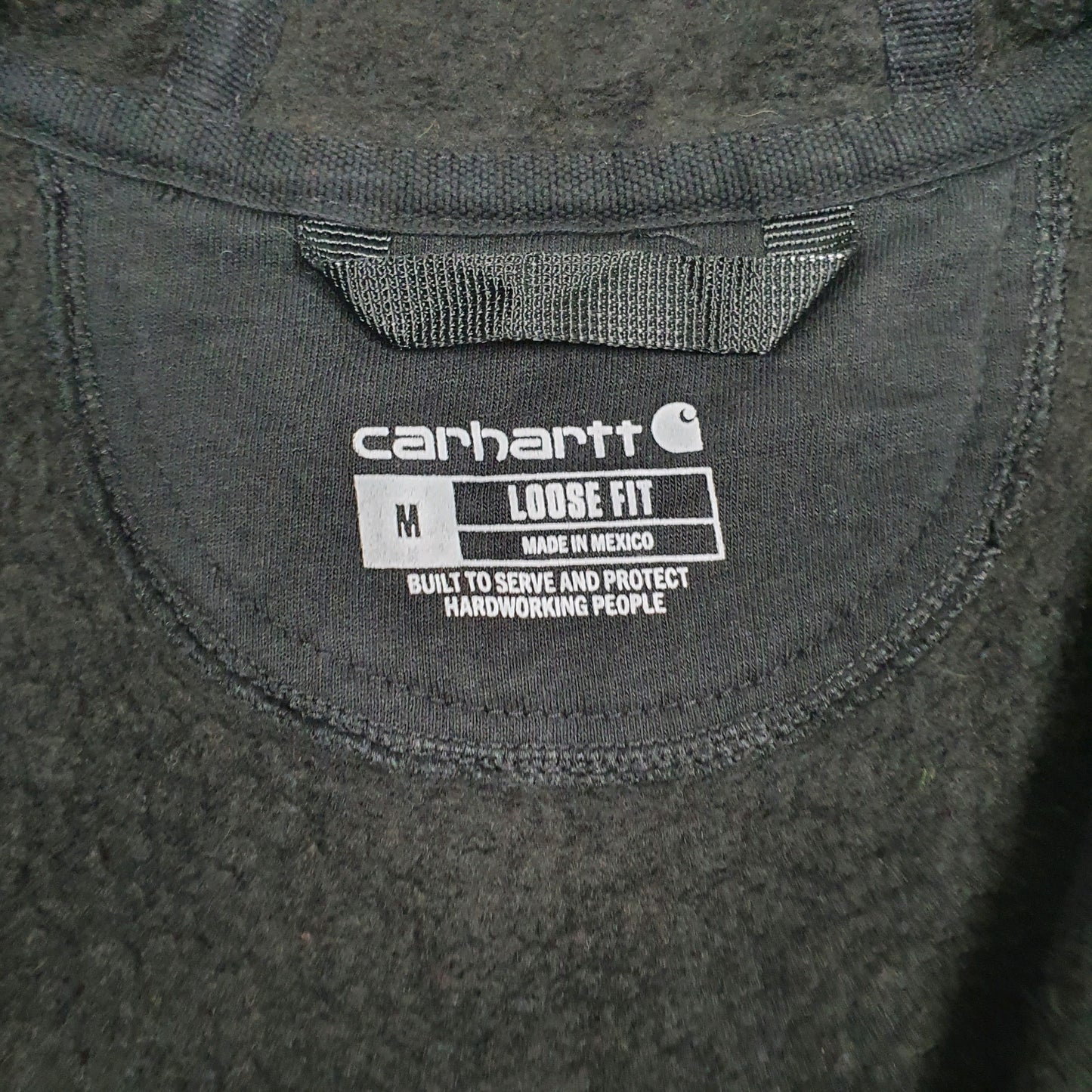 Mens Black Carhartt  Full Zip Jumper
