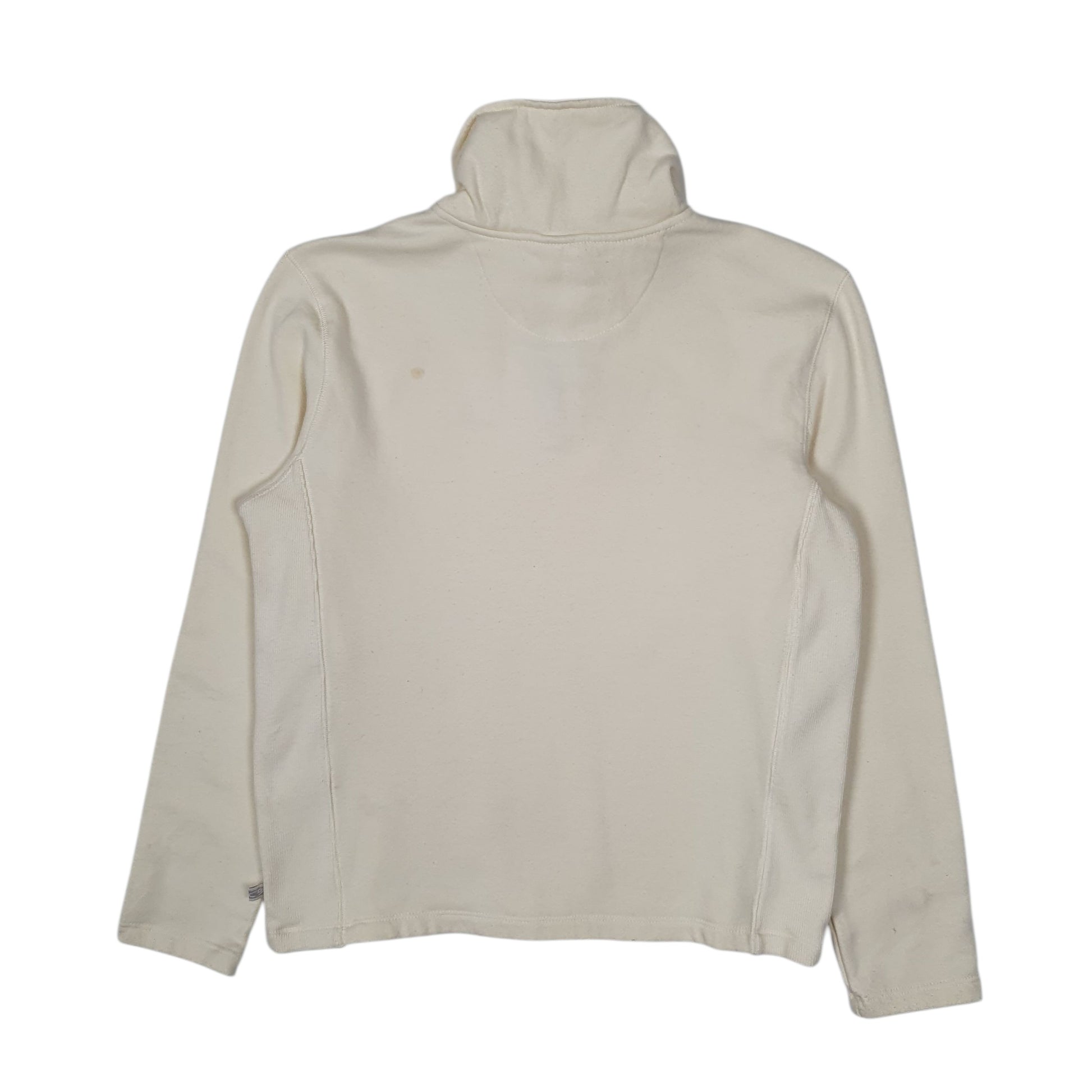 Womens Cream Champion  Quarter Zip Jumper