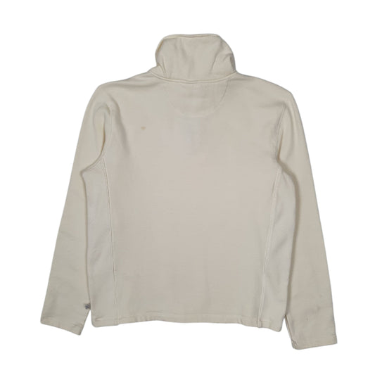 Womens Cream Champion  Quarter Zip Jumper