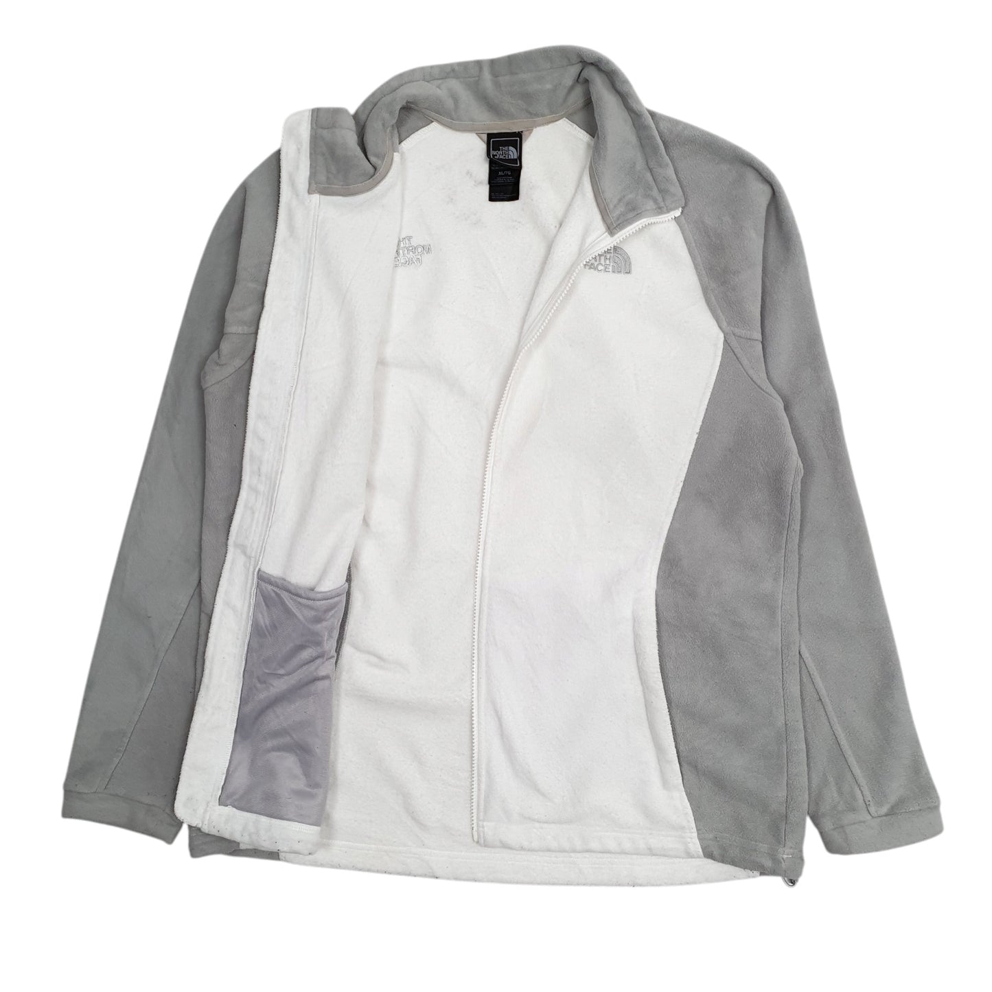 Mens White The North Face  Full Zip Jumper