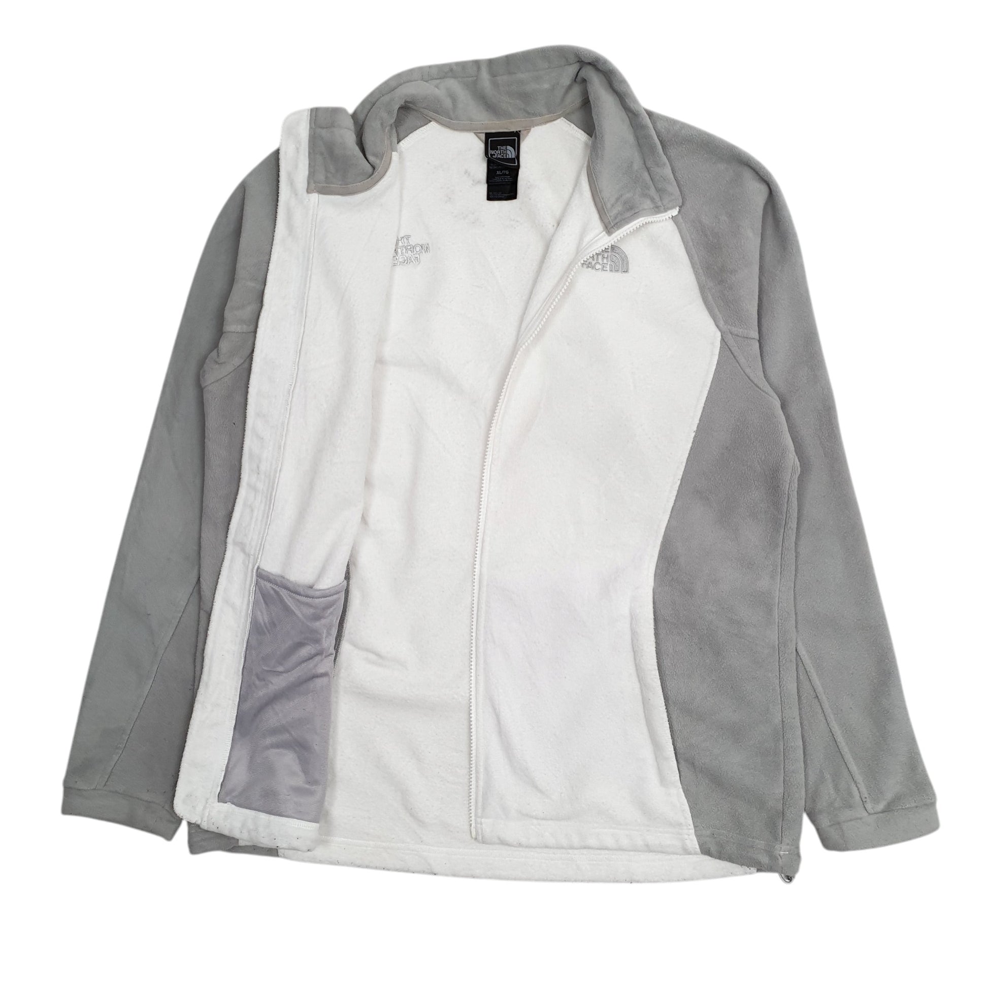 Mens White The North Face  Full Zip Jumper