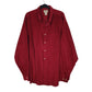 Mens Red L.L.Bean Corduroy Long Sleeve Shirt