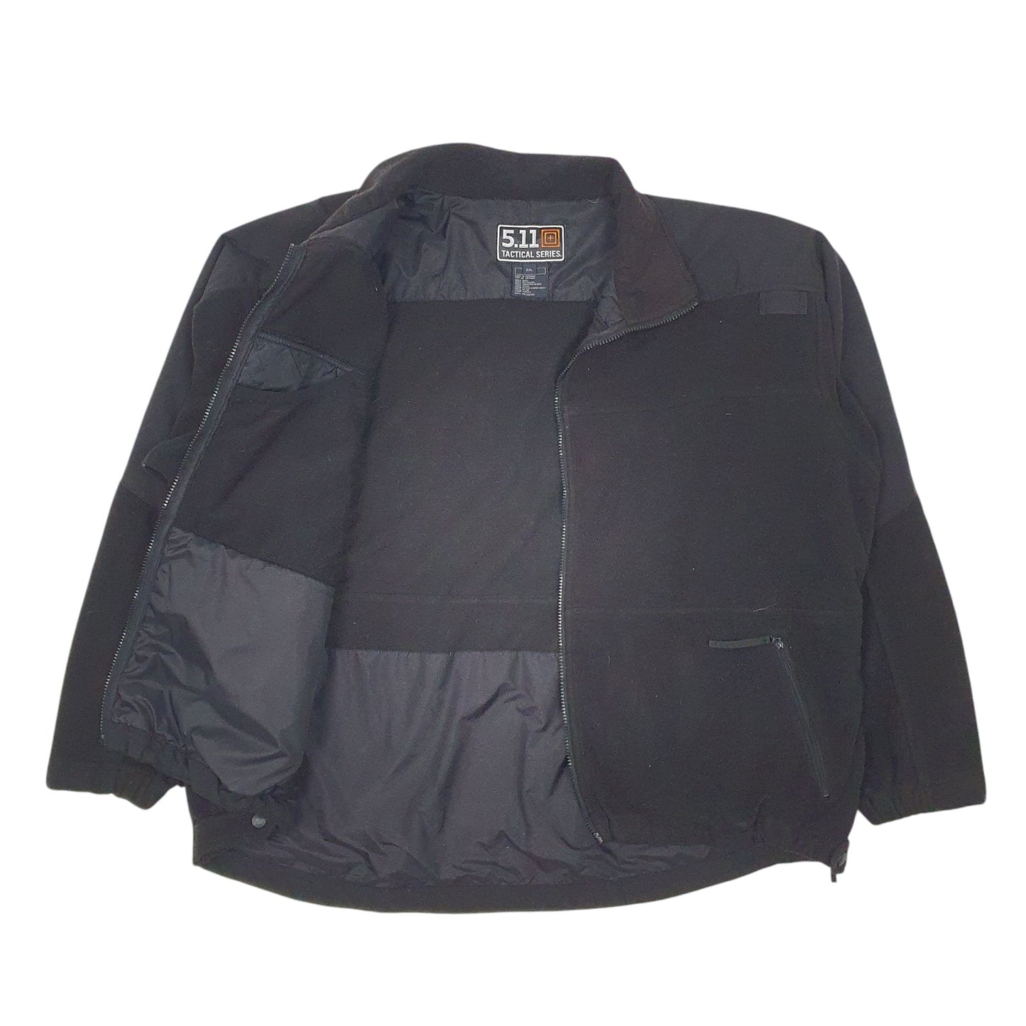 Mens Black 511 tatical  Full Zip Jumper