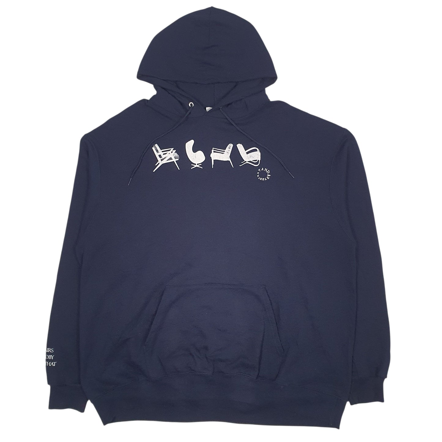 Mens Navy Champion  Hoodie Jumper