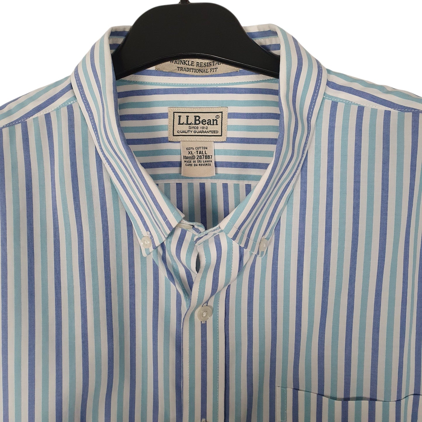 Mens Blue L.L.Bean   Shirt