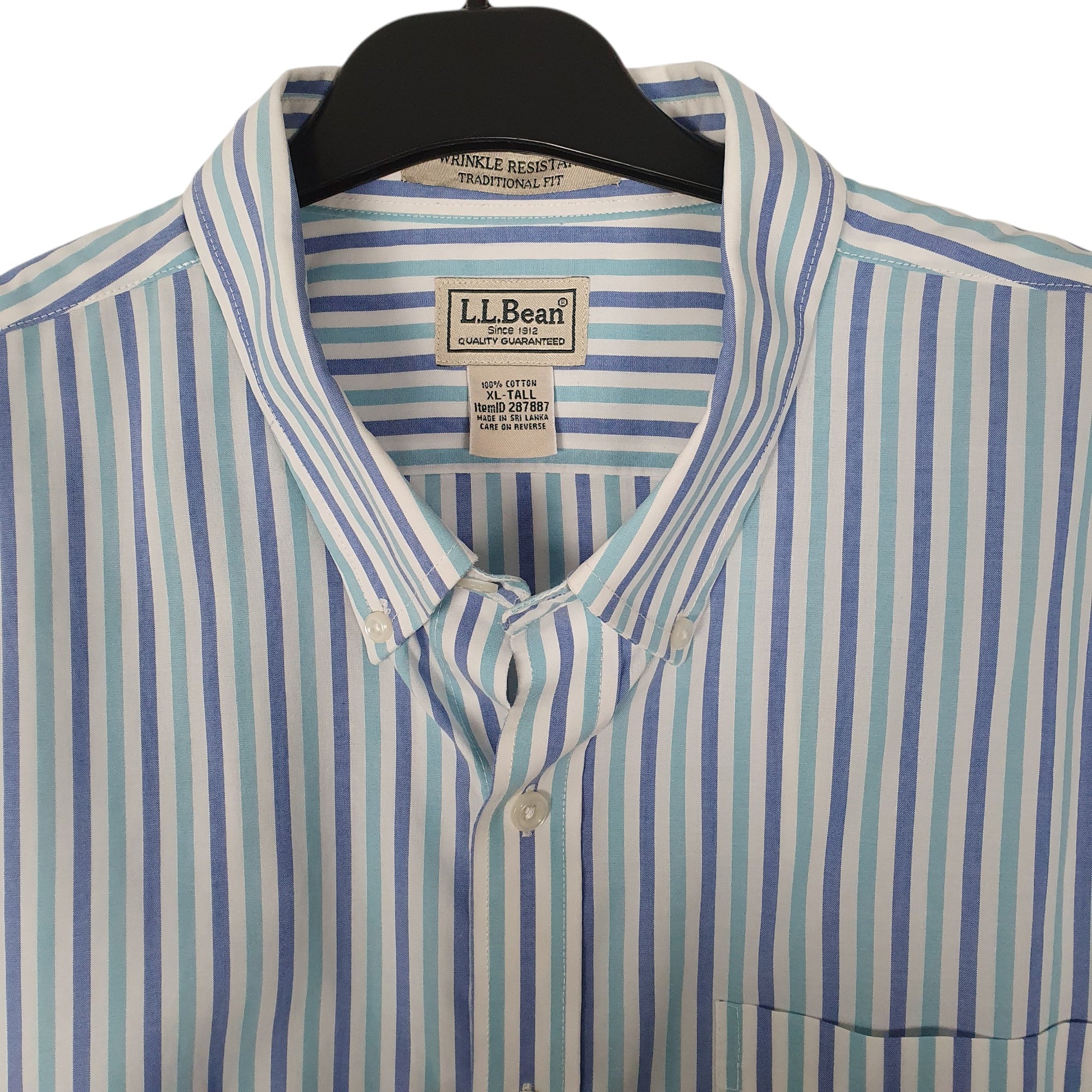 Mens Blue L.L.Bean   Shirt