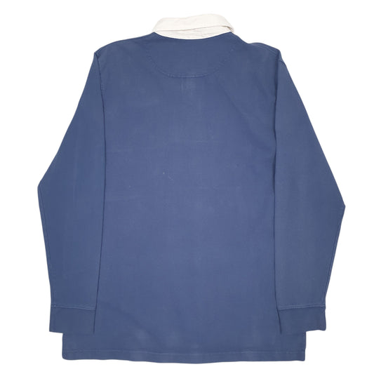 Mens Blue Sonoma  Hoodie Polo Shirt