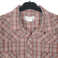 Mens Burgundy Wrangler Wrancher Pearl Snaps  Shirt