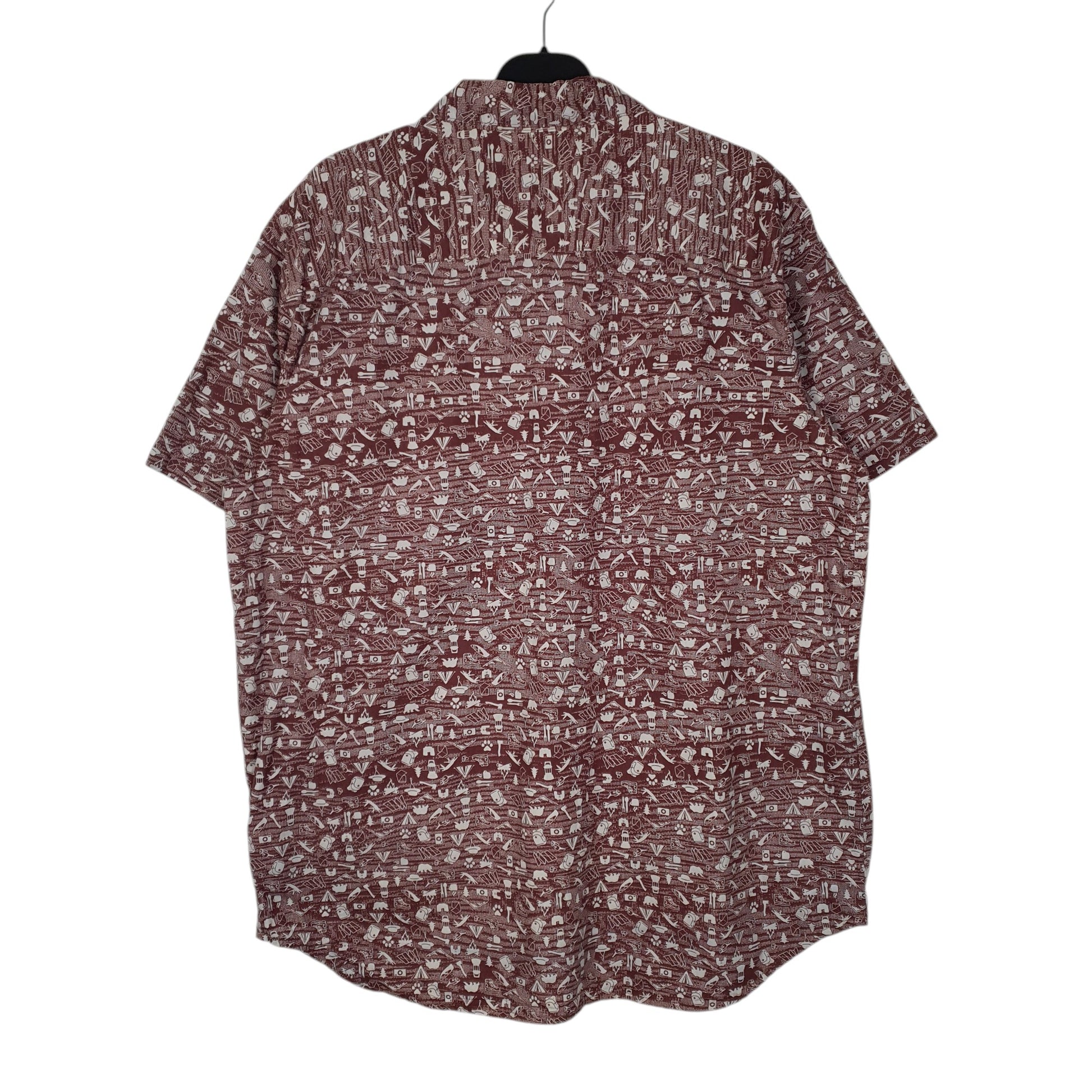Mens Burgundy Columbia Sportswear Company   Shirt